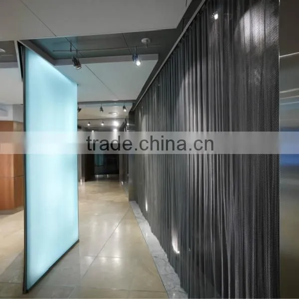 Fashionable architectural decoratice metal curtains for living room