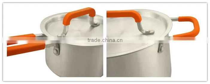 New product sanding aluminum Sauce pot and pan set with handles