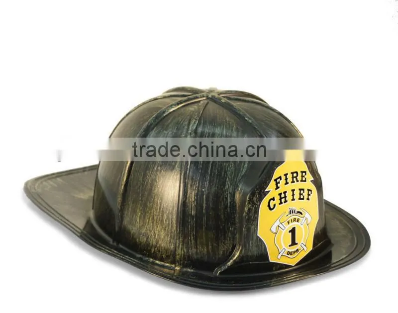 NEW!Plastic helmet Fire helmet with light for adult for roleplay party