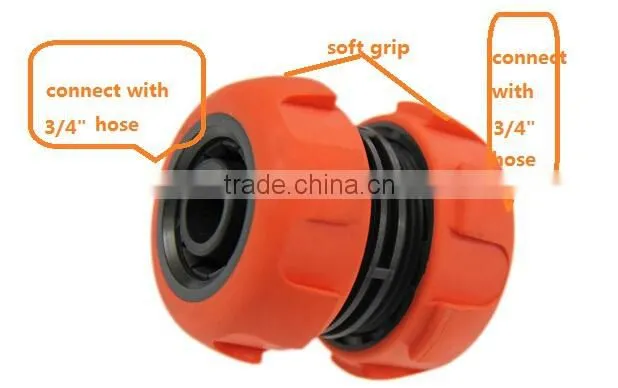 3/4" soft coated plastic connector