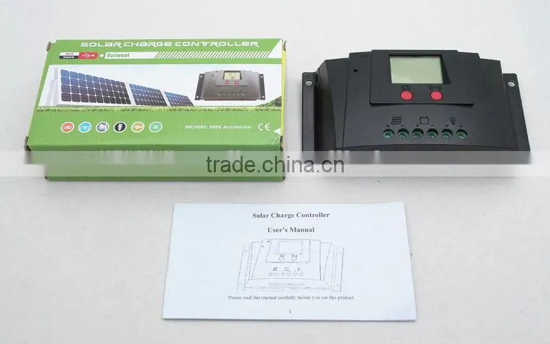 10A 20A 12V 24V Auto PWM Solar Controller WP20D with USB and LCD