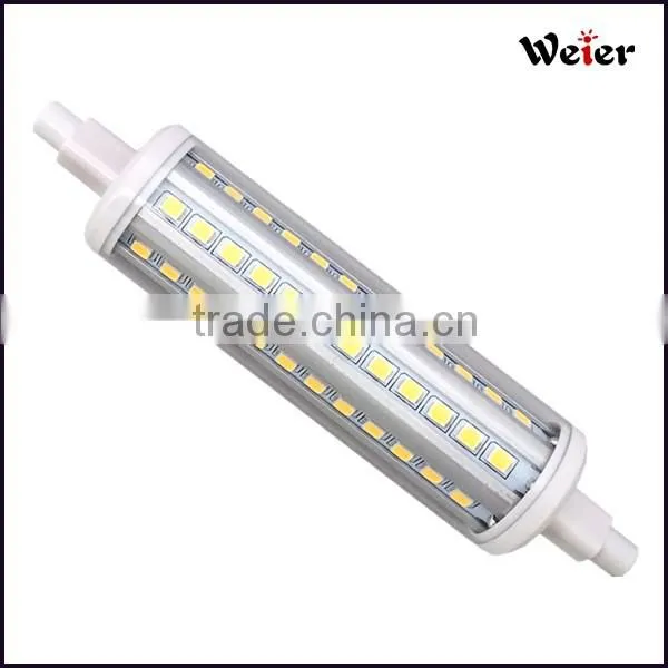 weier 2016 newest High lumen 10w 118mm 360degree r7s led lamp