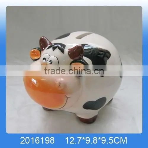 Lovely ceramic lion animal money box,ceramic lion piggy banks for wholesale