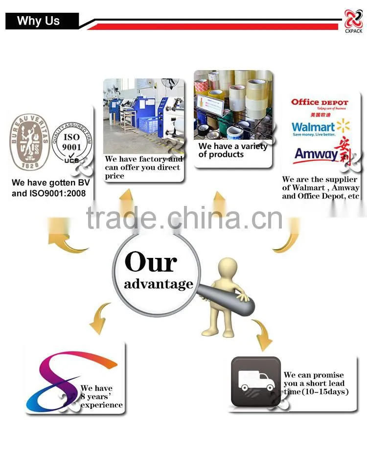 Top Selling Products Black Design Printed Packaging Tape Manufactory