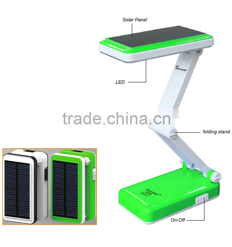 newest 1.5w 850mAh solar led desk lamp