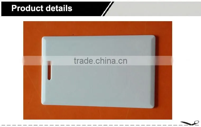 Plastic rfid 125khz blank card thick student id cards with Manufacturer
