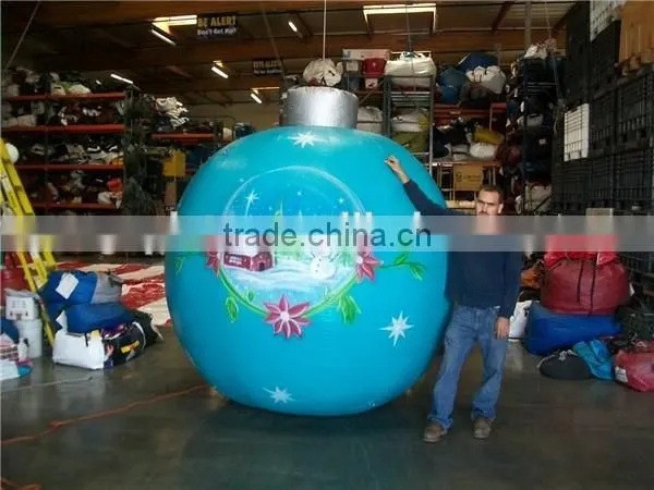 Beautiful snowflake yard balloon/inflatable hanging balloon for Christmas party decoration