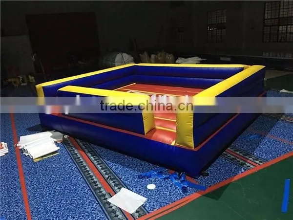 giant inflatable boxing ring,exciting inflatable boxing game,4m inflatable boxing ring for adults