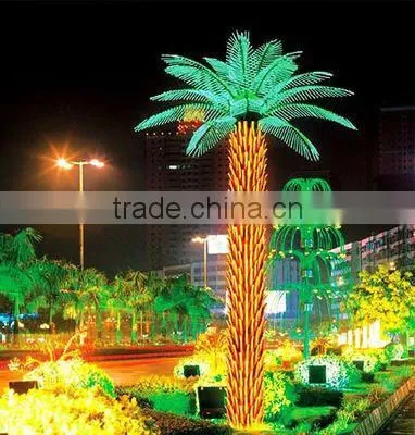 Hot CE Approved Led Palm Tree Light With Static Or Color Changing