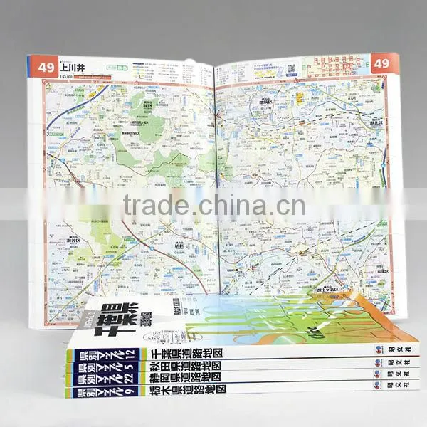 digital mapinfo map printing with packing printing service