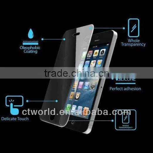 C&T tempered glass for iphone 5 white privacy screen protector