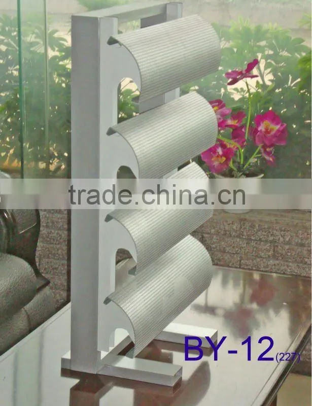 Curved perforated aluminum sun louver/screen (C E)