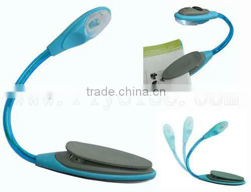 Clip LED book reading light