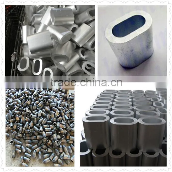 Factory supply Wire Rope Aluminium Sleeve Hourglass Aluminium Ferrule