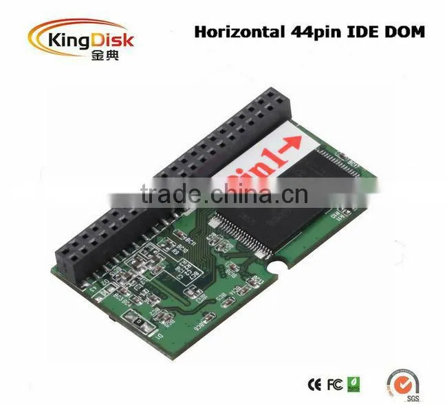 Horizontal 44 pin IDE flash DOM 1GB-32GB 2 Channels