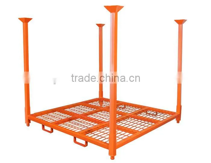 Powder coating and corrosion protection feature big bag storage steel stack rack