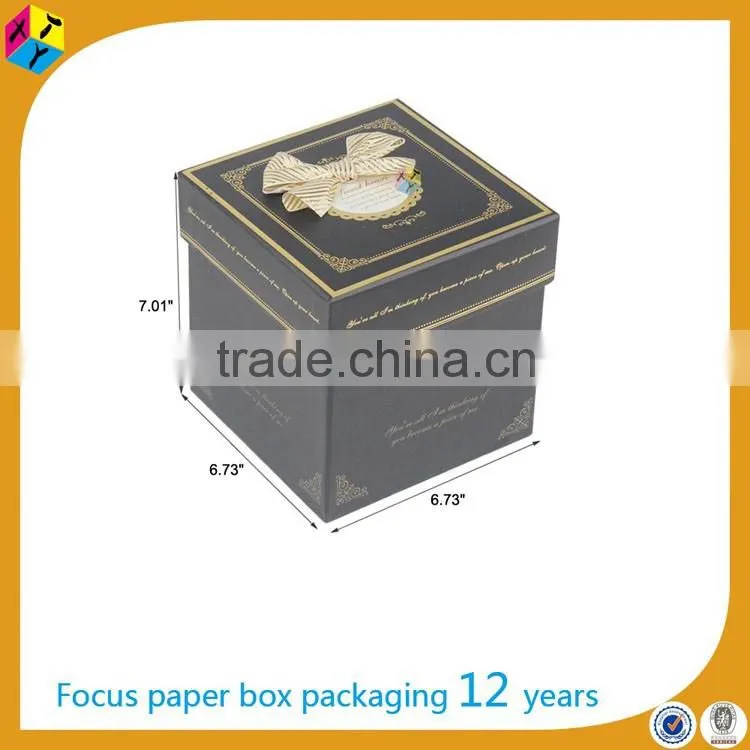 customized cardboard packaging small gift paper box