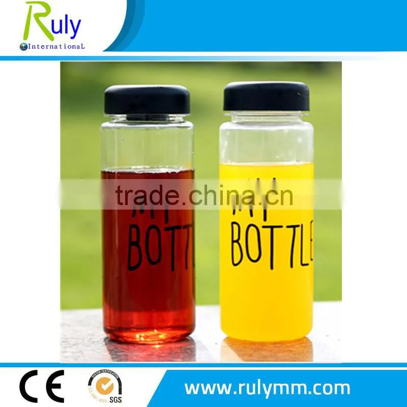Tritain BPA free plastic drinking bottles for juice/milk/fresh fruit