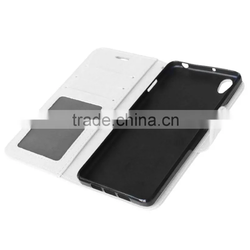 Hot sale PU Cell Phone Wallet Flip Cover for OnePlus X