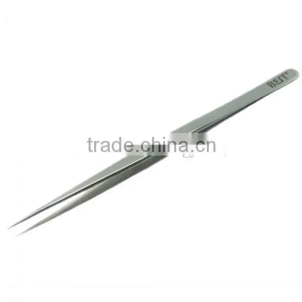 BST-11L Highly Precise Straight Tweezer Stainless Steel