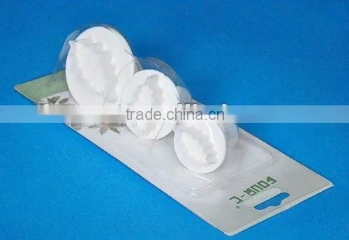 Large holly leaf gum paste/fondant plunger cutters,classic cake decorating supplies