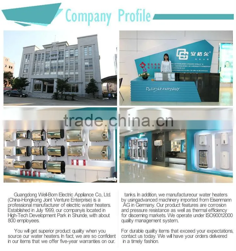 50L Ultrathin hot shower water boiler CE