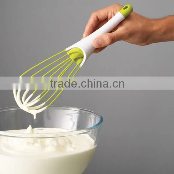 100% Food Grade Silicone Silicone Egg Beater Mini Manual Egg Beater