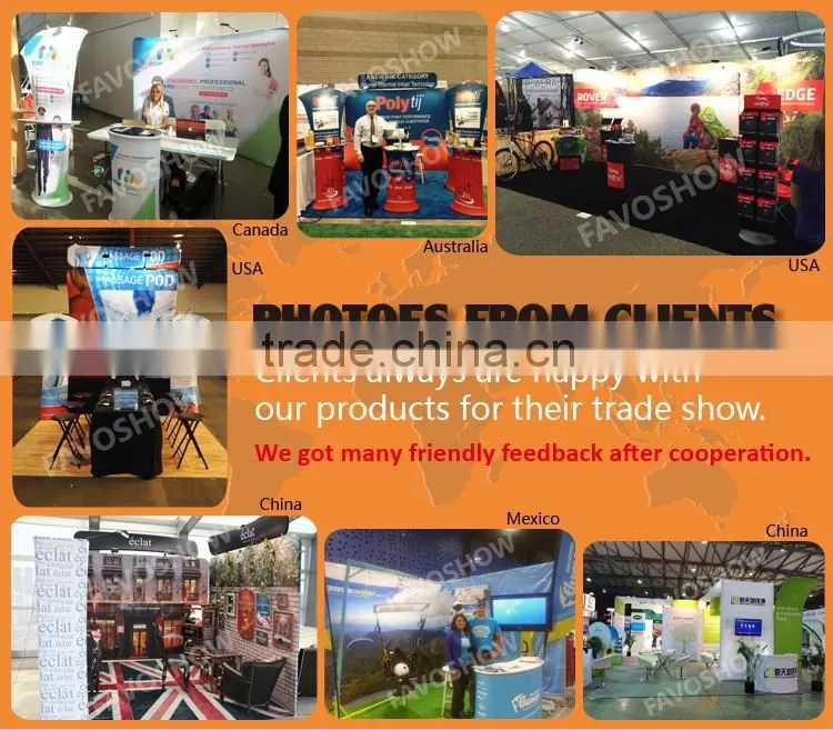 Aluminum And Tension Fabric Display Booth