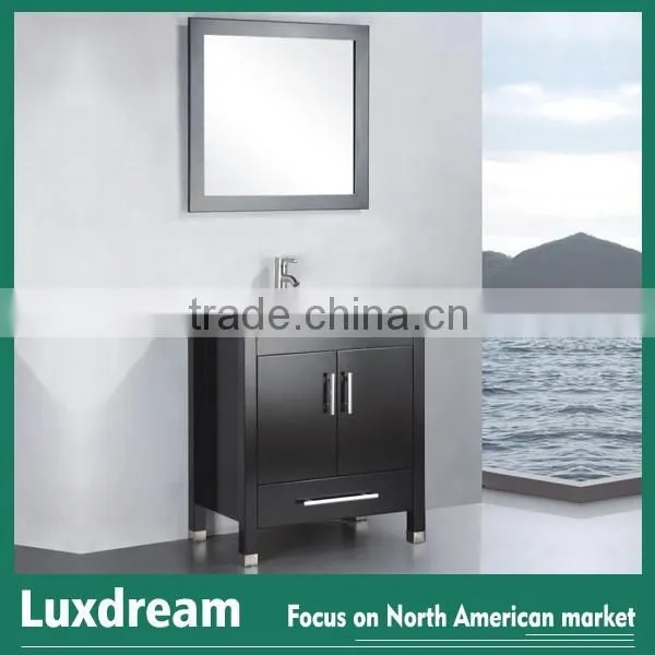 Hot sales floor standing bathroom vanity design for American