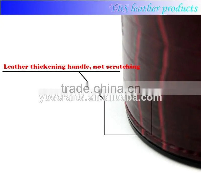 wholsale custom classical leather dice cup for entertainment