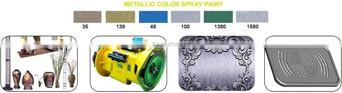 metallic red / yellow / glod spray paint