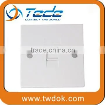 TEDE rj45 outlet faceplate 1/2/4/6 port