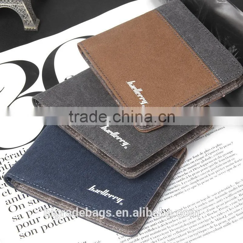 new style baellerry men's canvas wallets