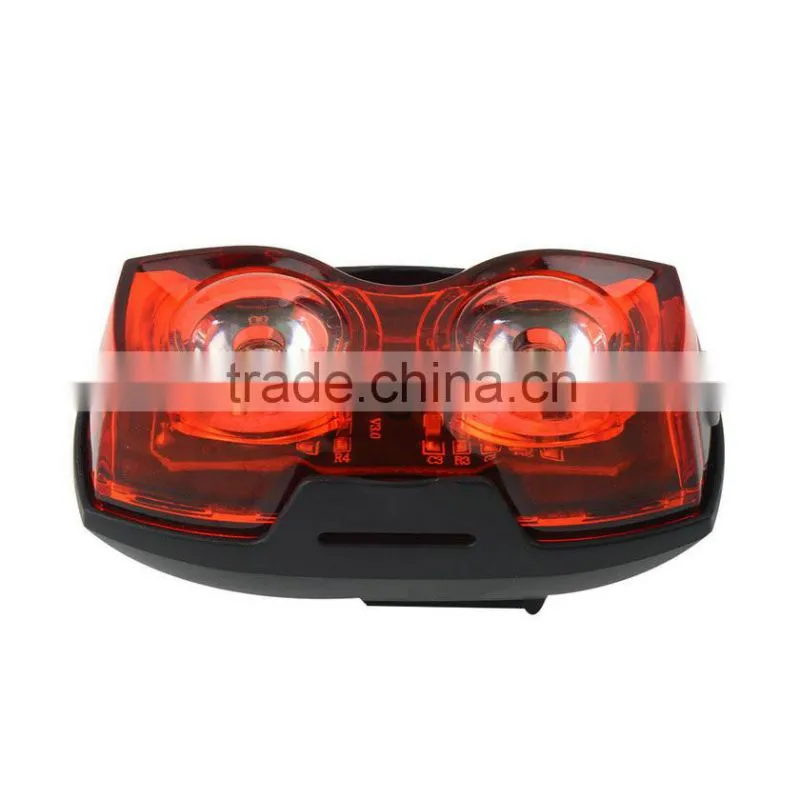 NEW Two EYES Bright Real Tail LED Bike Light