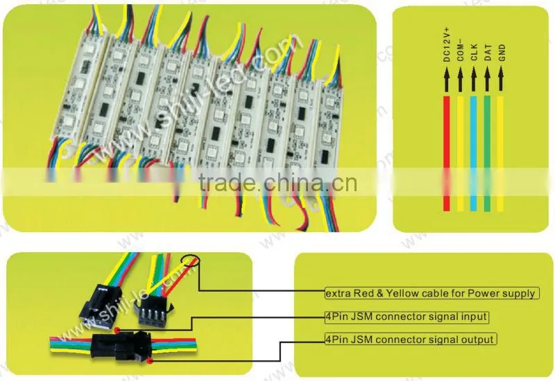 High Brightness SMD5050 LED Module RGB Color