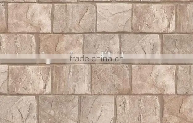 PVC brickwork wallpaper