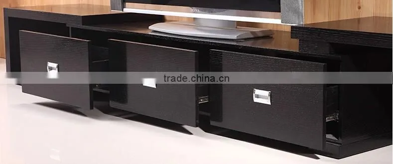 stretched wooden tv stand design