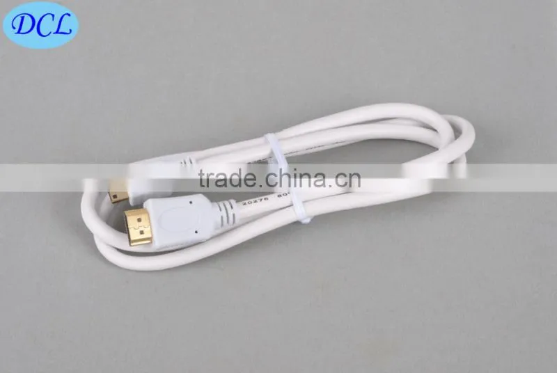 1.5m White hdmi to mini hdmi cable