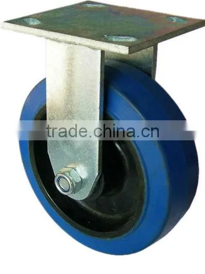 High Quality Polyurethane Fixed Spring Wheels