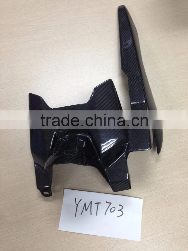 Prepreg Carbon Fiber motorcycle rear hugger for Yamaha (Autoclave process)