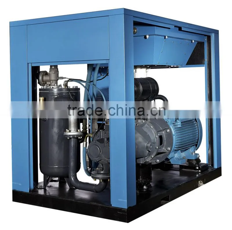75kw/100hp factory Direct Driven screw air compressor (GHH air end)