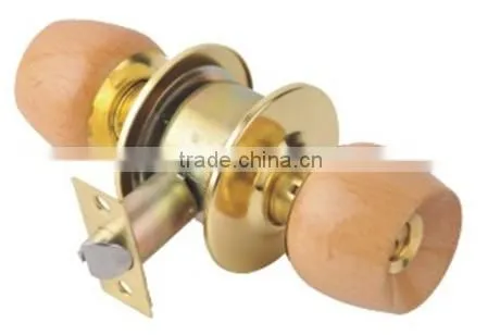 5831 Wooden Knob Full Functional Furniture Security Door Lock