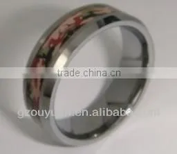camouflage rings,tungsten carbide ring, wedding ring, fashion ring from China made