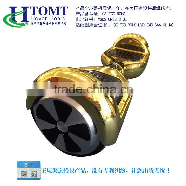 Top sale smart stand up self balancing electric scooter with two wheels and rechargeable Li-ion battery