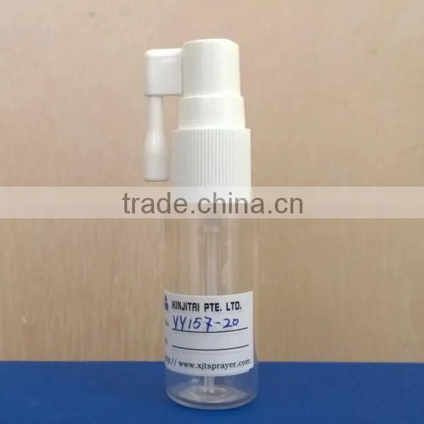 20ml Pharmaceutical PET Oral Spray Bottle with Long Nozzle