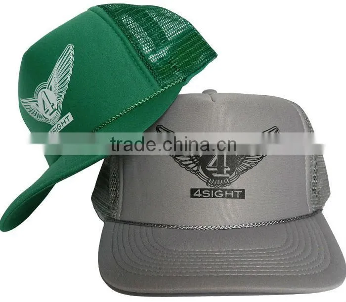 Lovely 5 Panel Screen Print Mesh Foam Kids Trucker Cap Hat in China