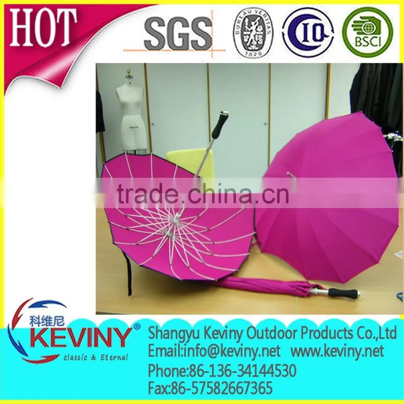 heart Umbrella manual open parapluie in high quality from Chinese umbrellas manufacturer