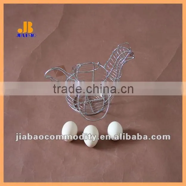 handmade wire egg storage basket
