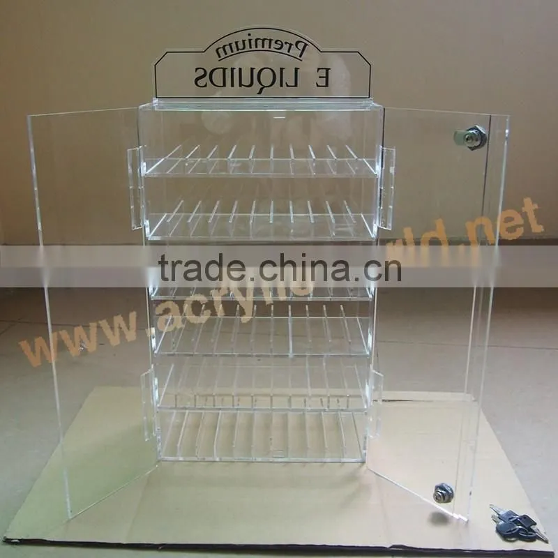3 tier 24 holes stand e cigarette display cabinet