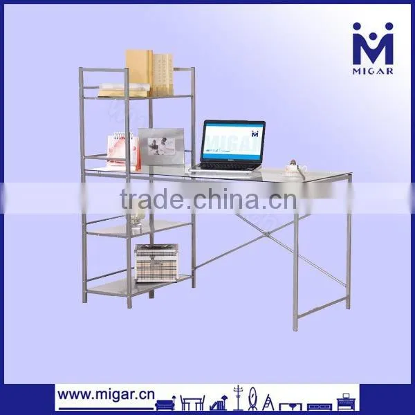 Multi shelves office desk with rack MGD-1418